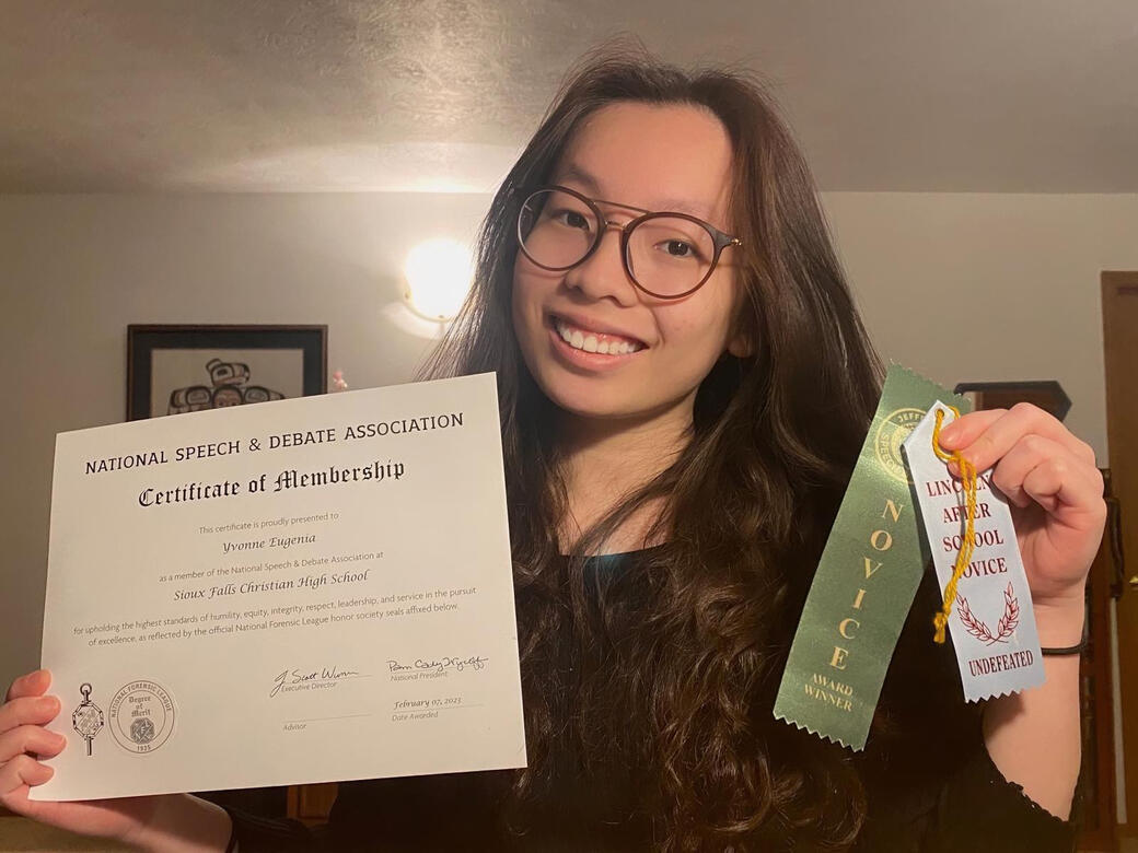 Raymond &amp; Albert as a 2nd Runner-Up, Albert as a 2nd Best Speaker, and Raymond as a 4th Best Speaker